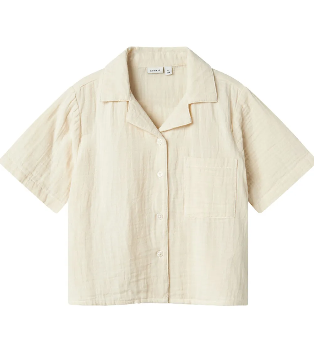 Skjorte - Noos - NkfJasmin - Summer Sand|Name It Sale