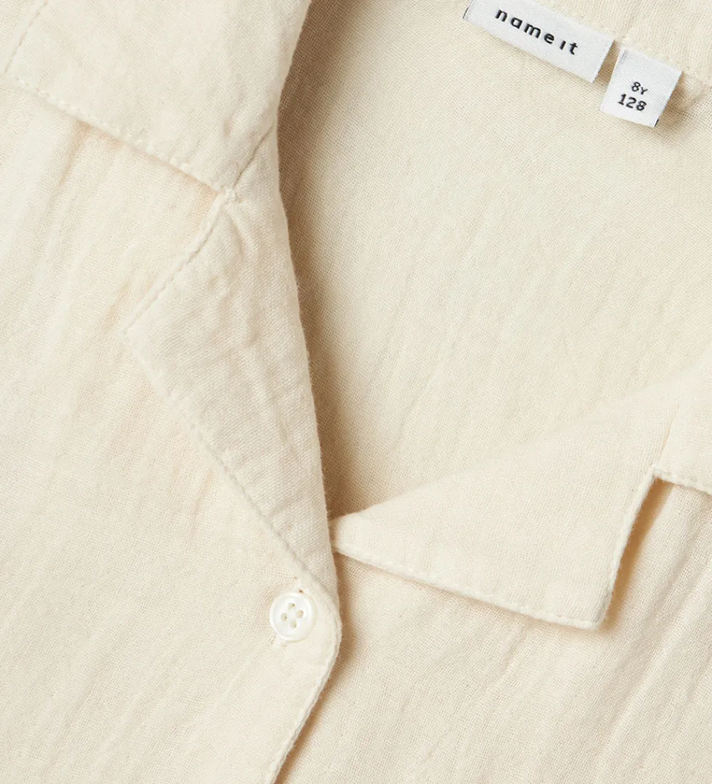 Skjorte - Noos - NkfJasmin - Summer Sand|Name It Sale