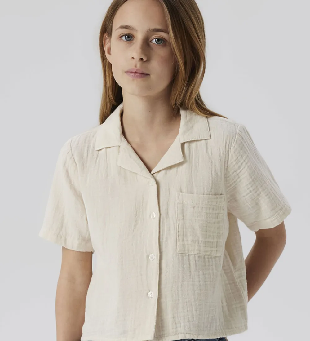 Skjorte - Noos - NkfJasmin - Summer Sand|Name It Sale