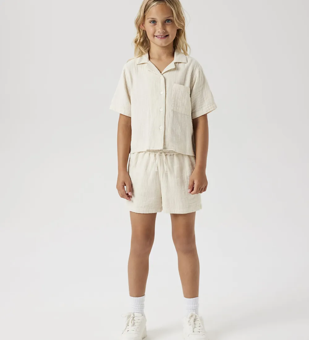 Skjorte - Noos - NkfJasmin - Summer Sand|Name It Sale