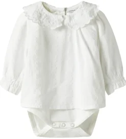 Skjortebody - NbFRixi - Bright White/Lurex|Name It