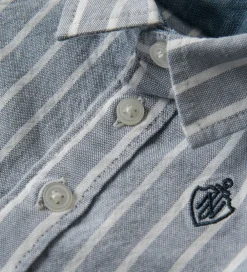 Skjortebody l/æ - NbmRekid - Flint Stone/Thin Stripe - B|Name It Best