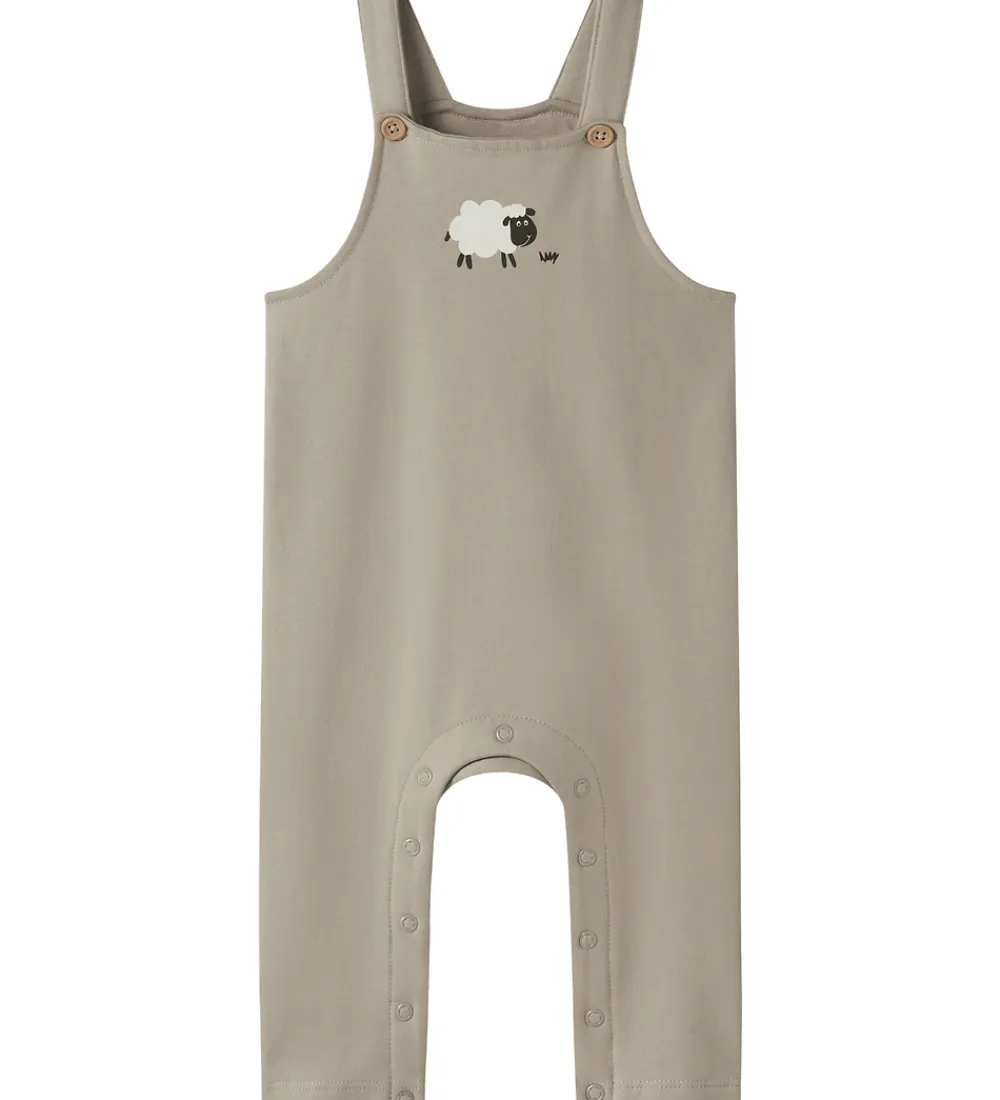 Skækbukser - Sweat - NbmVonne - Island Fossil/Sheep|Name It Online