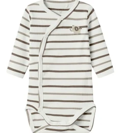 Slå-om Body l/æ - Rib - NbnOfant - Cloud Dancer|Name It Outlet