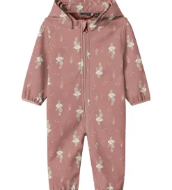 Softshelldragt m. Fleece - NbnAlfa08 - Woodrose/BUNNY|Name It Sale