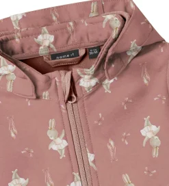 Softshelldragt m. Fleece - NbnAlfa08 - Woodrose/BUNNY|Name It Sale