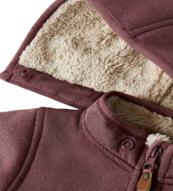 Softshelldragt m. Fleece - NbnMada08 - Rose Brown m. Øre|Name It