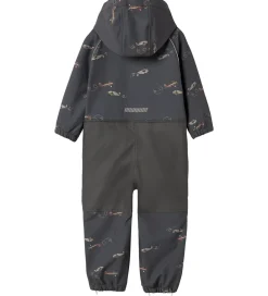 Softshelldragt m. Fleece - Noos - NmmAlfa08 - Grey Pinst|Name It Outlet