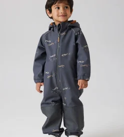 Softshelldragt m. Fleece - Noos - NmmAlfa08 - Grey Pinst|Name It Outlet