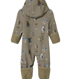 Softshelldragt m. Fleece - NbnAlfa08 - Silver Mink/GO|Name It Discount