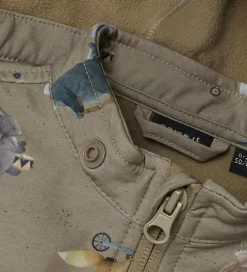 Softshelldragt m. Fleece - NbnAlfa08 - Silver Mink/GO|Name It Discount