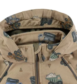 Softshelljakke m. Fleece - NmmAlfa08 - Silver Mink/Truck|Name It Clearance