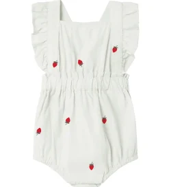 Sommerdragt - NbfDerilla - Bright White/STAWBERRY|Name It Discount
