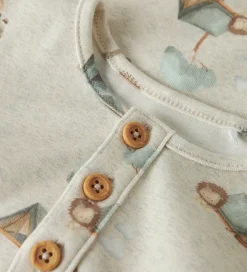 Sommerdragt - NbmHelp - Peyote Melange m. Print|Name It Discount