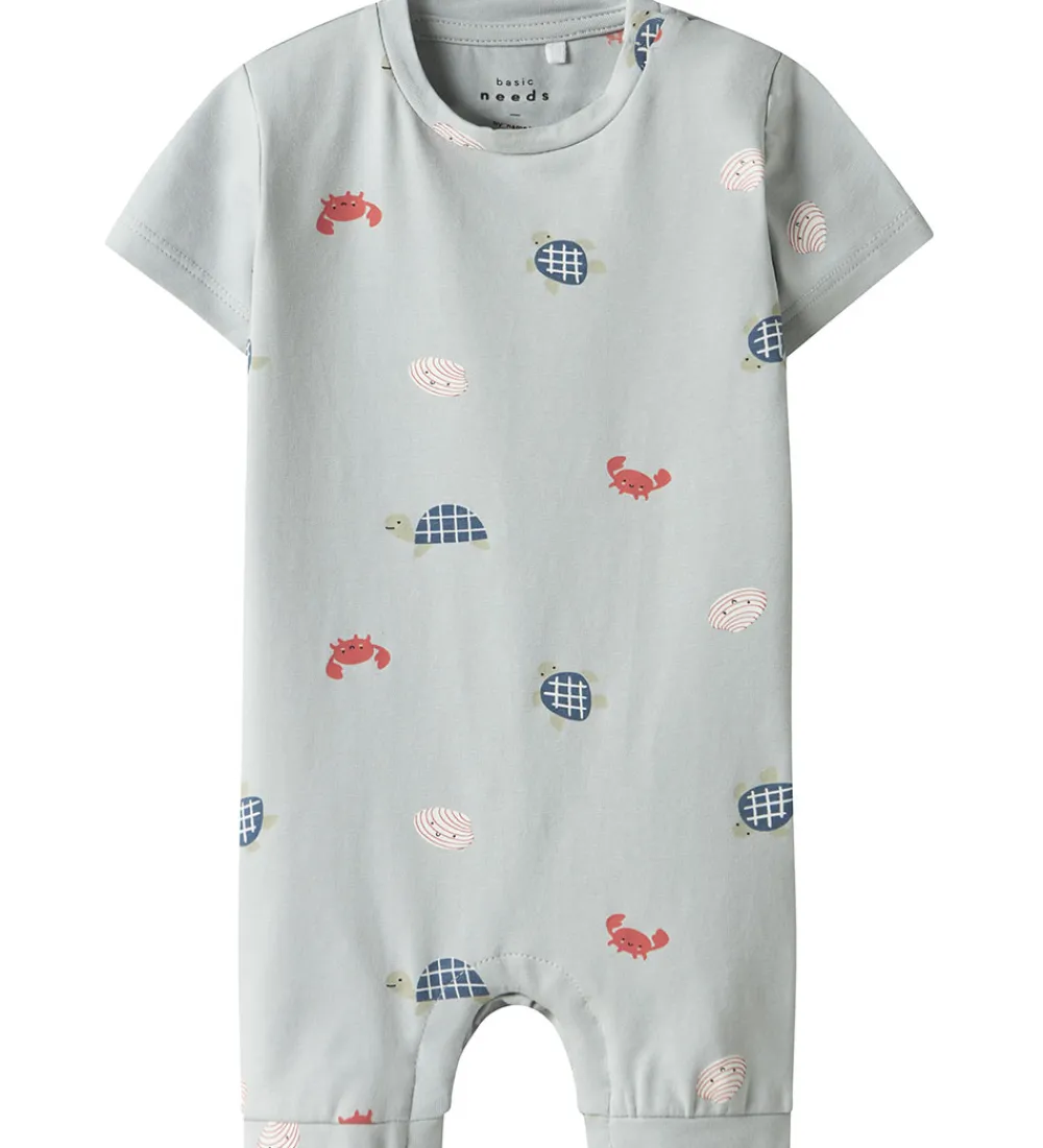 Sommerdragt - NbmVroels - Pearl Blue/Sea Animals|Name It Outlet