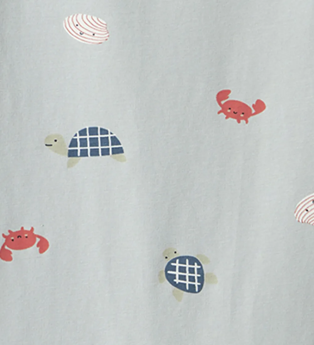 Sommerdragt - NbmVroels - Pearl Blue/Sea Animals|Name It Outlet