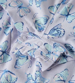 Sommerdragt - NmfVigga - Purple Heather/Butterflies|Name It Outlet