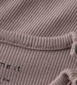 Sæt - Body l/æ/ Leggings - Deauville Mauve/DEAUVILLE MA|Name It