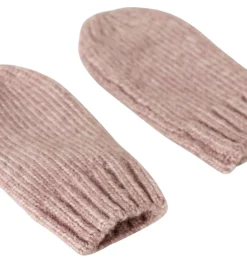 Sæt - Hue/Luffer - Strik - NbnMora - Woodrose|Name It Hot