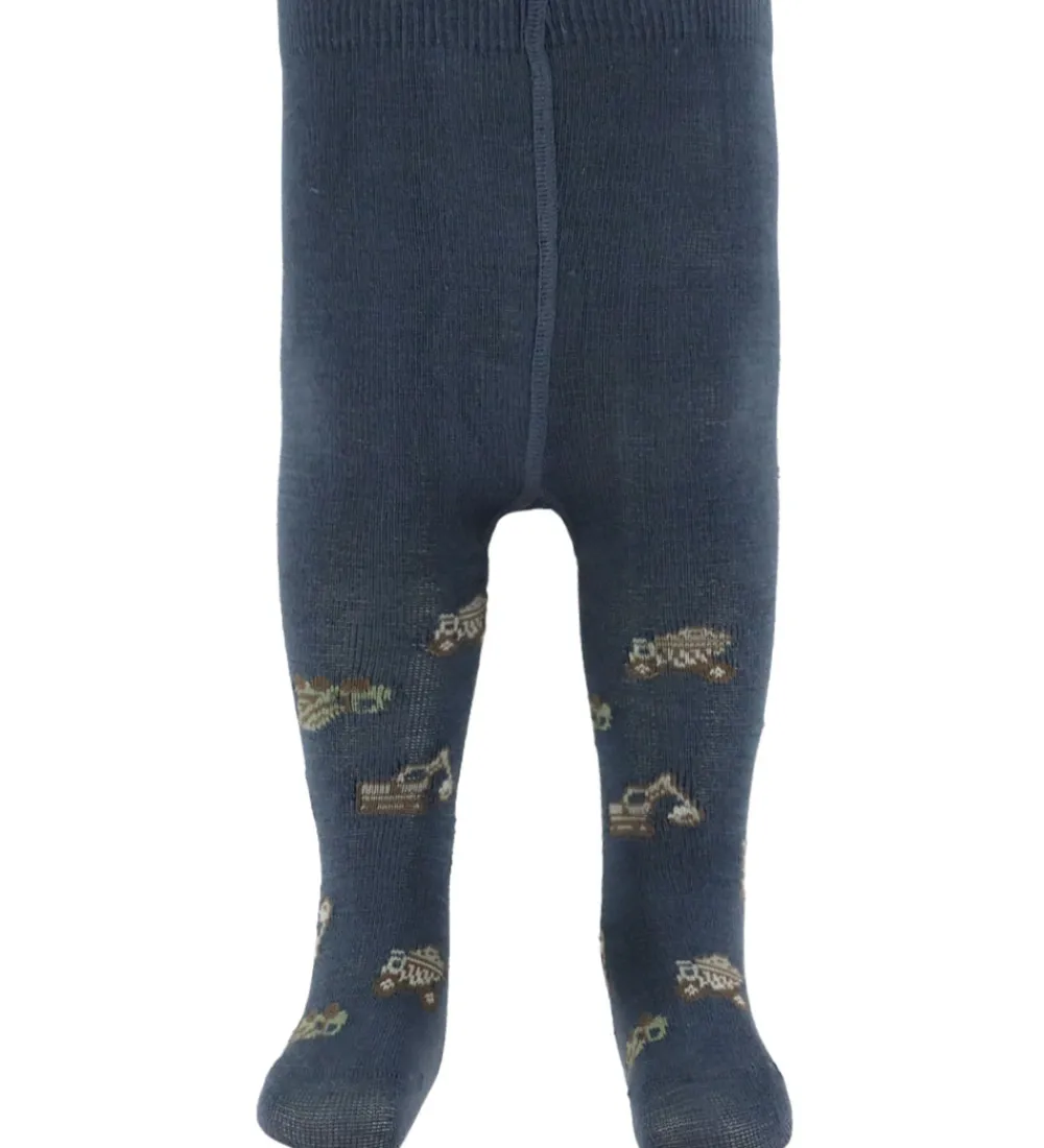 Strømpebukser - Jacquard - Uld/Bomuld - NbmWak - Ombre B|Name It Sale