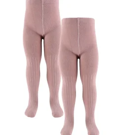 Strømpebukser - NknPantyhose - 2 pak - Woodrose|Name It New