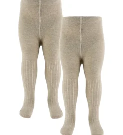 Strømpebukser - Rib - Noos - NknPantyhose - 2-pak - Pure|Name It Online