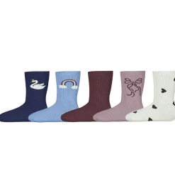 Strømper - NmfVinni - 5-pak - Beacon Blue|Name It Outlet