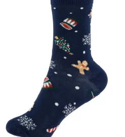 Strømper - 3-pak - NknVismas - Jester Red/Navy Blazer +|Name It New