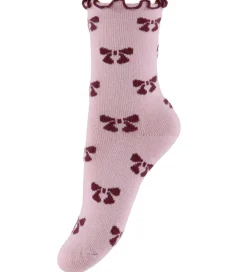 Strømper - 3-Pak - NmfSilke - Keepsake Lilac/Peyote Mela|Name It Sale