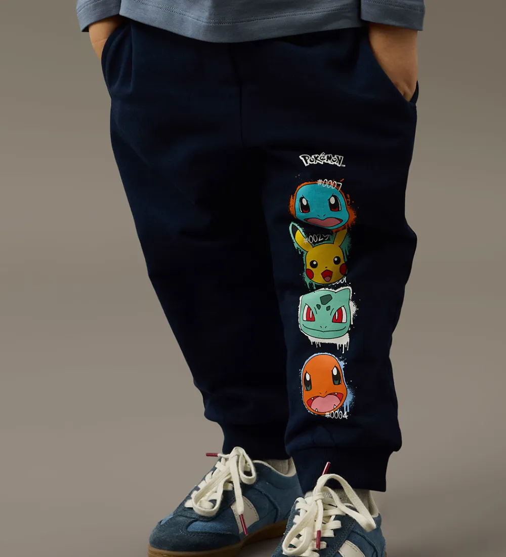Sweatpants - Pokémon - NmmNoa - Navy Blazer|Name It