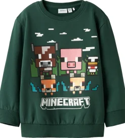 Sweatshirt - Minecraft - NmmNell - Bistro Green|Name It Online