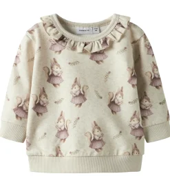 Sweatshirt - NbfShelly - Peyote Melange|Name It Hot