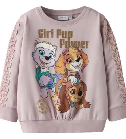 Sweatshirt - NmfNaba - Paw Patrol - Keepsake Lilac|Name It Online