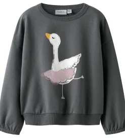 Sweatshirt - NmfSwana - Lava Smoke|Name It Online