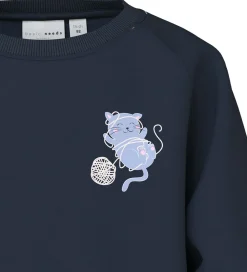 Sweatshirt - NmfVenus - Navy Blazer/Cat Yarn|Name It Discount