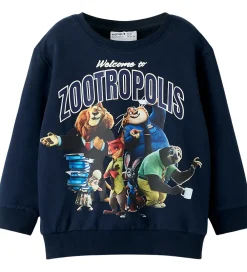 Sweatshirt - NmmNoel - Zootropolis - Navy Blazer|Name It Online
