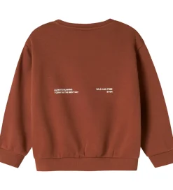 Sweatshirt - NmmOkian - Carob Brown|Name It Clearance