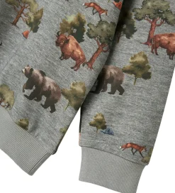 Sweatshirt - NmmOlin - Grey Melange|Name It Online