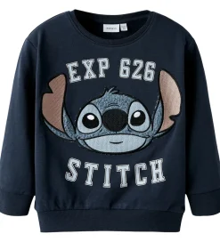 Sweatshirt - NmmOnur - Stitch - Navy Blazer|Name It Hot