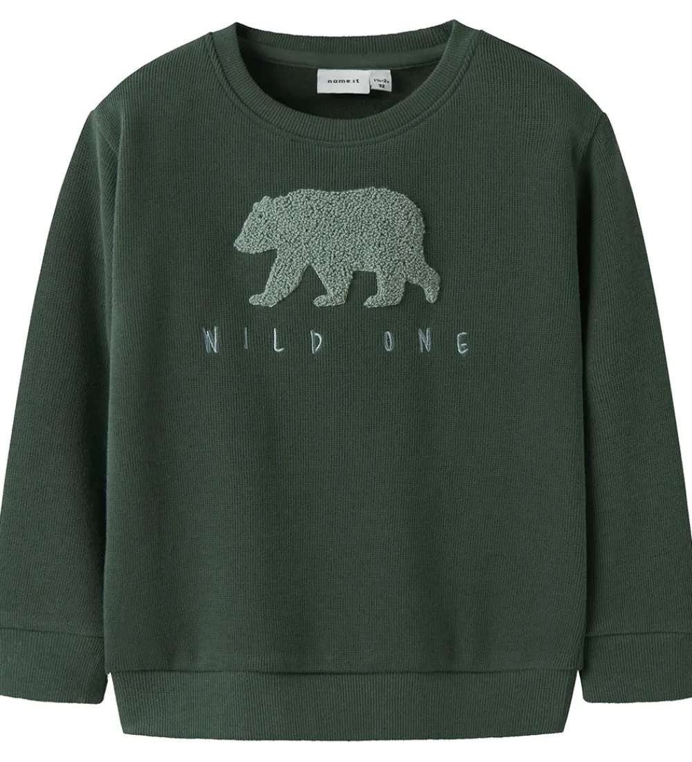 Sweatshirt - Noos - NmmObear - Garden Topiary|Name It Online