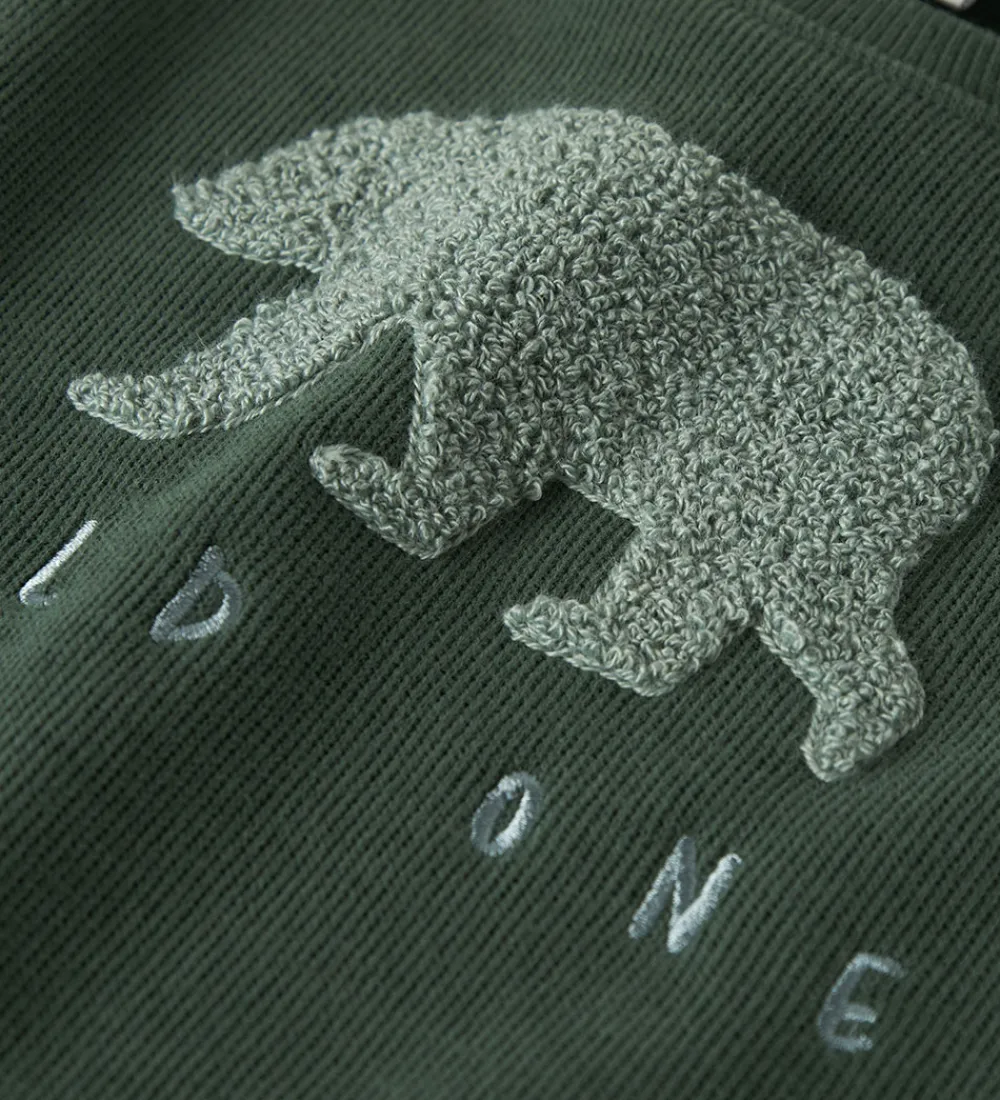 Sweatshirt - Noos - NmmObear - Garden Topiary|Name It Online