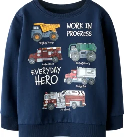 Sweatshirt - Tonka - NmmOrson - Navy Blazer|Name It Clearance