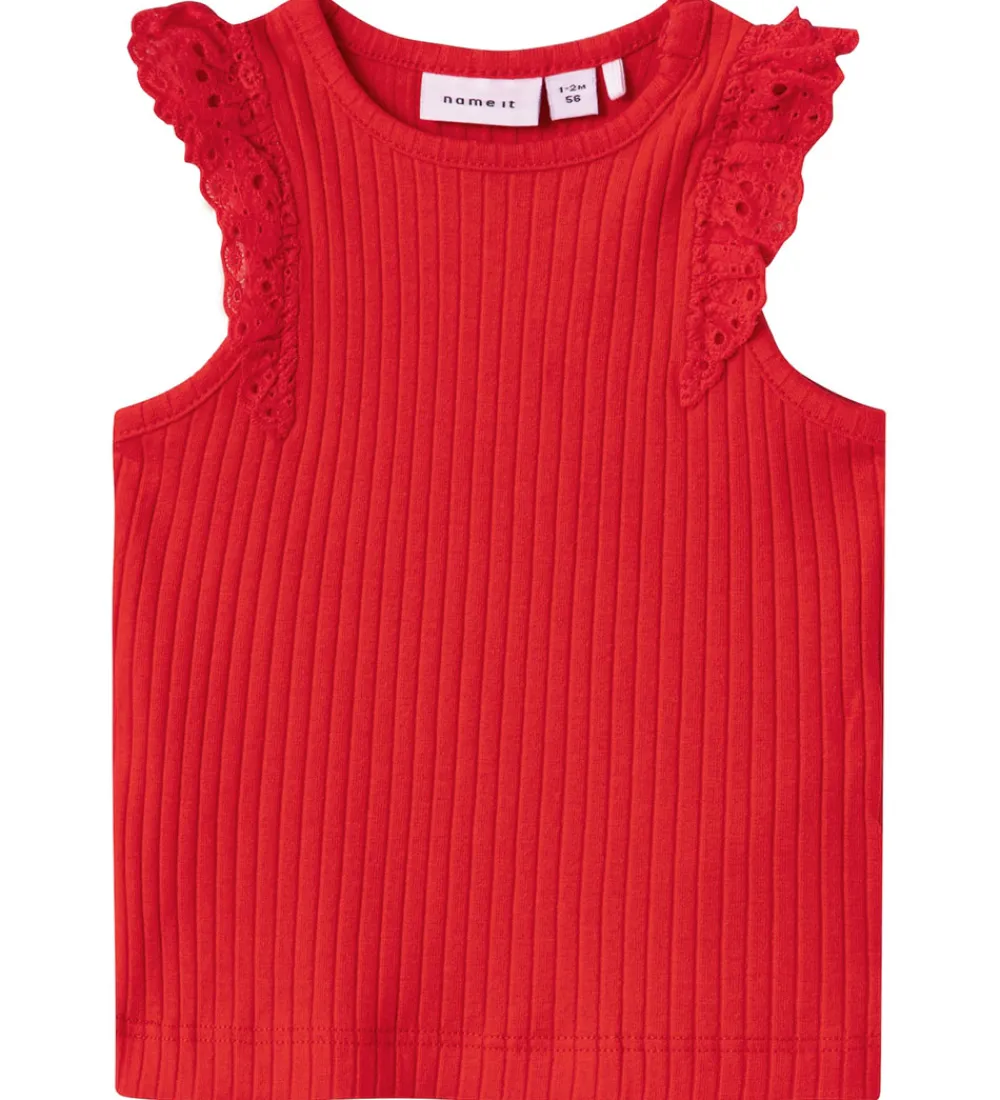 Top - NbfFennas - Tomato|Name It Clearance