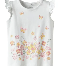 Top - NmfVayana - Bright White/Yellow Flower|Name It Discount