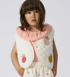 Top - Rib - NmfHelianay - Apricot Blush m. Hulmønster|Name It