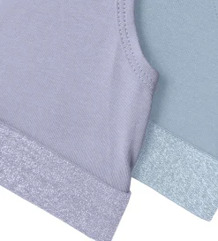 Toppe - Noos - NkfShort - 2-pak - Lilla/Blå|Name It New