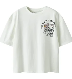 T-shirt - NkfOda - Hello Kitty - Cloud Dancer|Name It Outlet