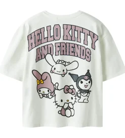 T-shirt - NkfOda - Hello Kitty - Cloud Dancer|Name It Outlet