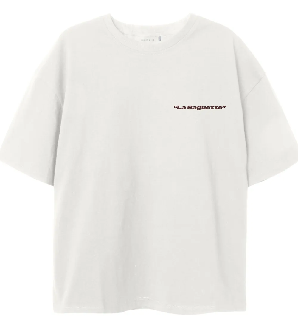 T-Shirt - NkfOrid - Cloud Dancer|Name It Online