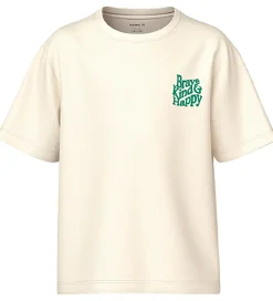 T-shirt - NkmKillian - Egret|Name It Online